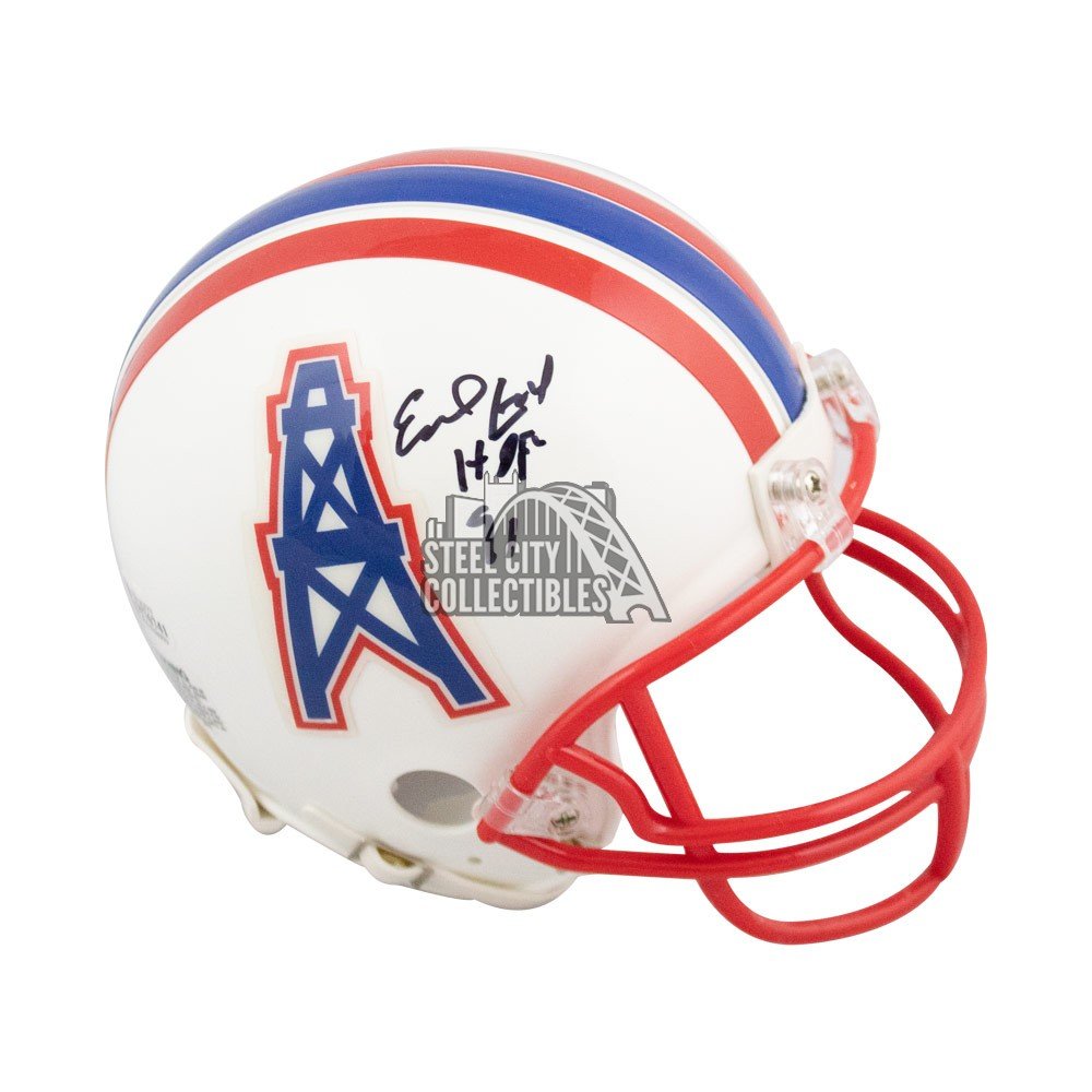 Earl Campbell HOF 91 Autographed Houston Custom White Football