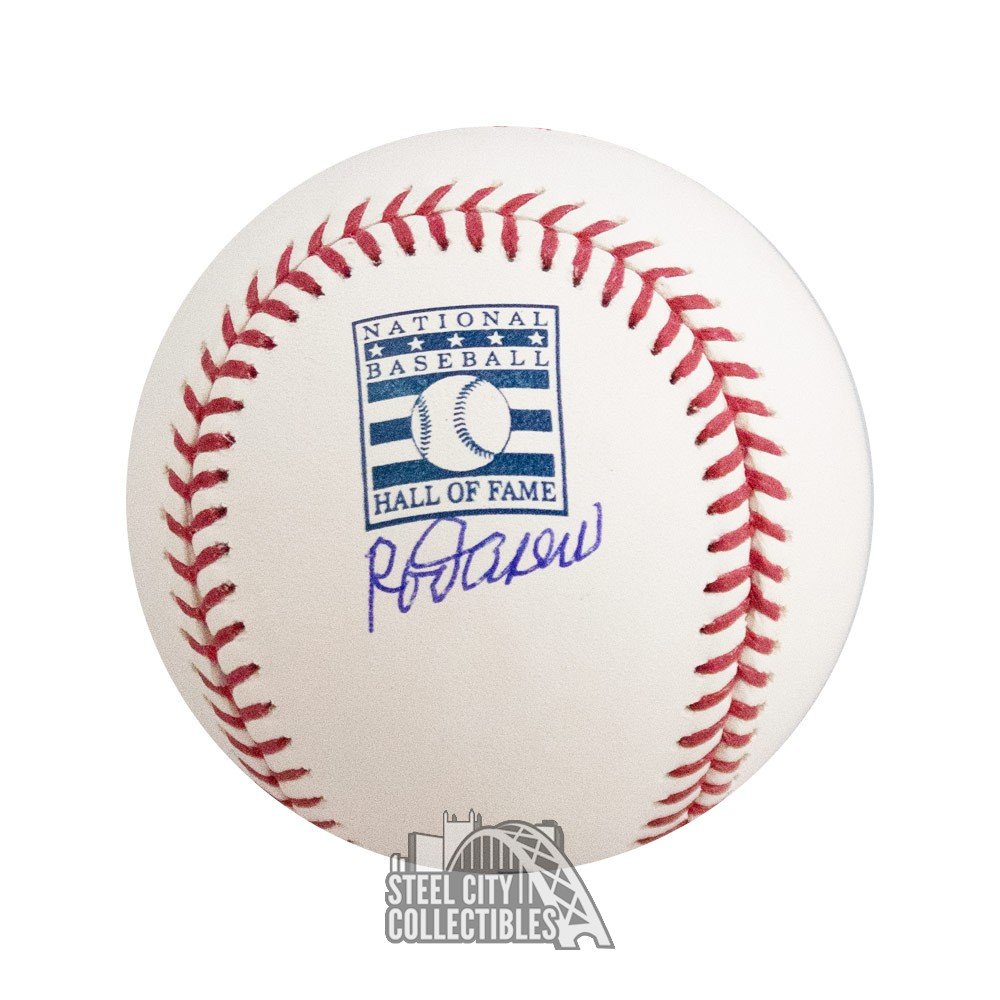 Rod Carew Autographed Hall of Fame Logo Baseball (JSA)