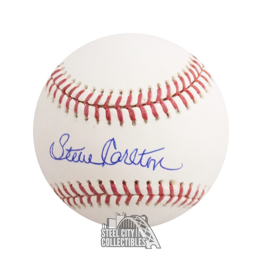 Steve Carlton Autographed Philadelphia Custom Blue Baseball Jersey - JSA  COA