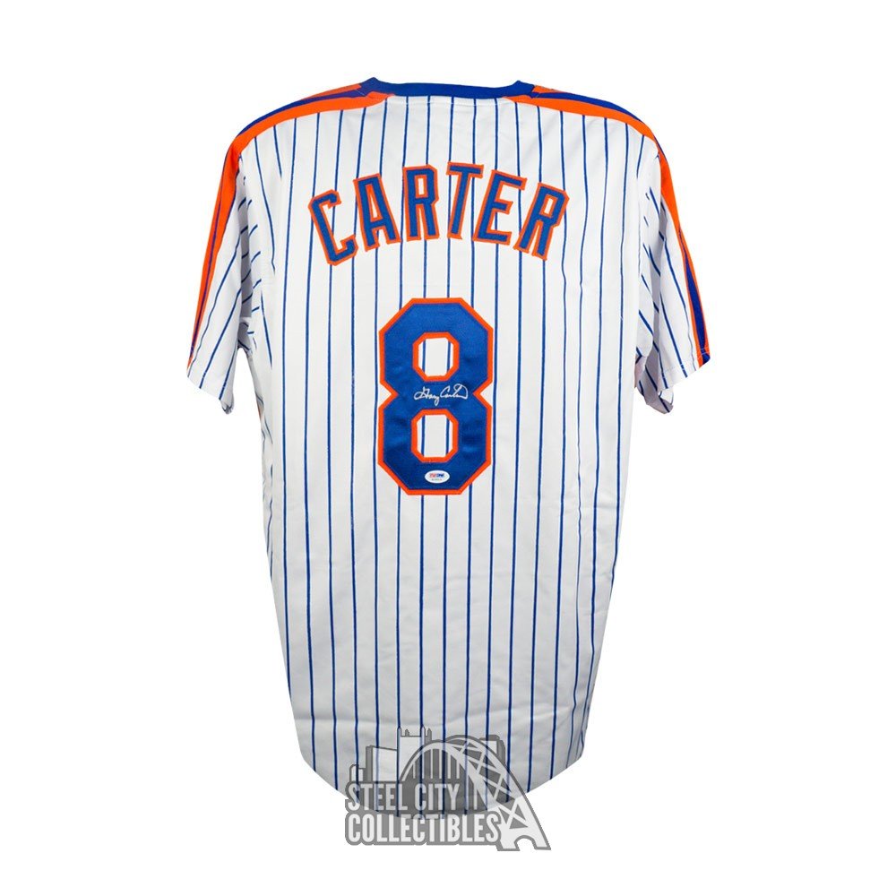 Gary Carter Autographed New York White Custom Baseball Jersey