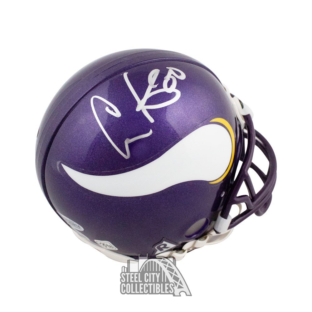 cris carter autographed football