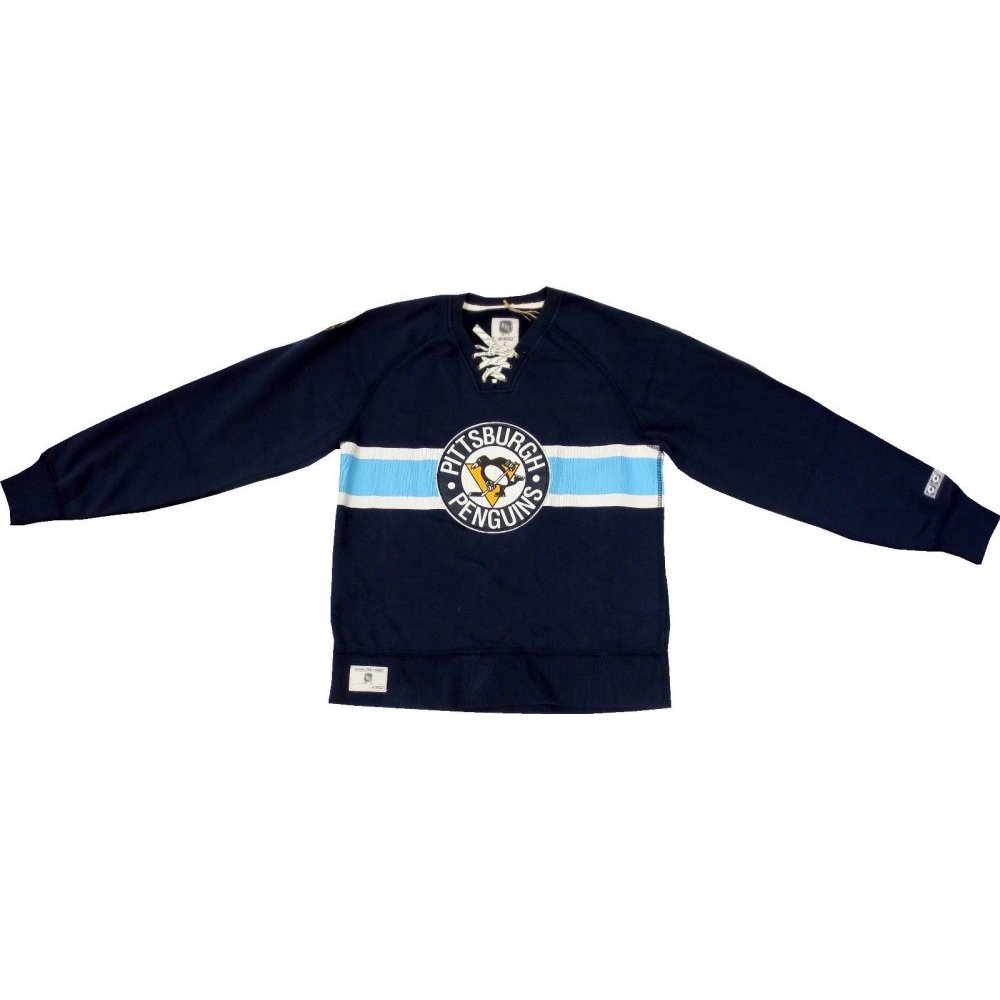 CCM Pittsburgh Penguins Long Sleeve Jersey Crew Sweater