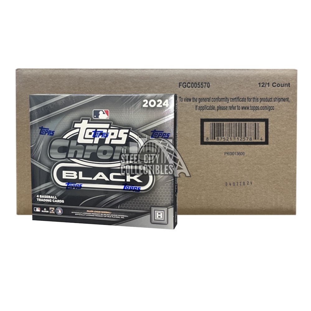 2024 Topps Chrome Black Baseball Hobby, Box💹 Atraia a fortuna com Ruyter