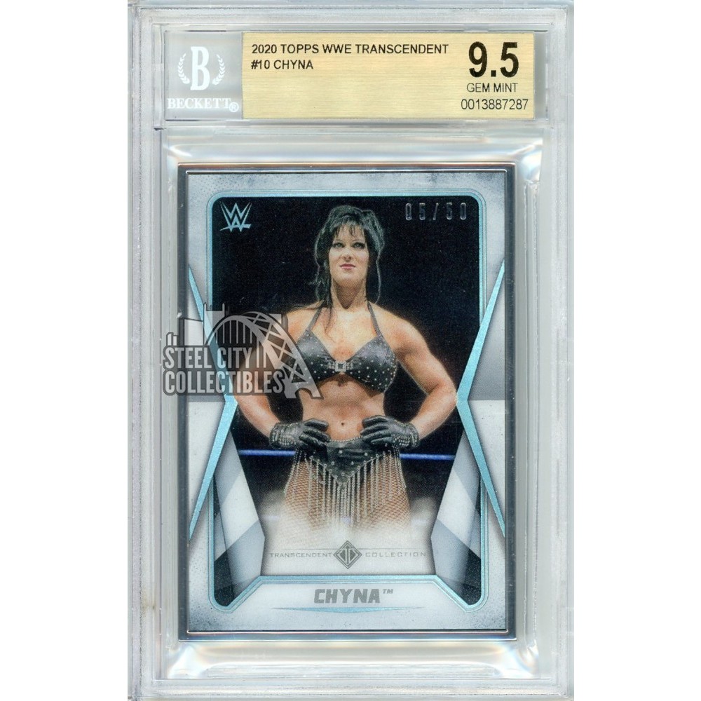 Chyna 2020 Topps Transcendent WWE Collection Card #10 /50 BGS 9.5 | Steel  City Collectibles