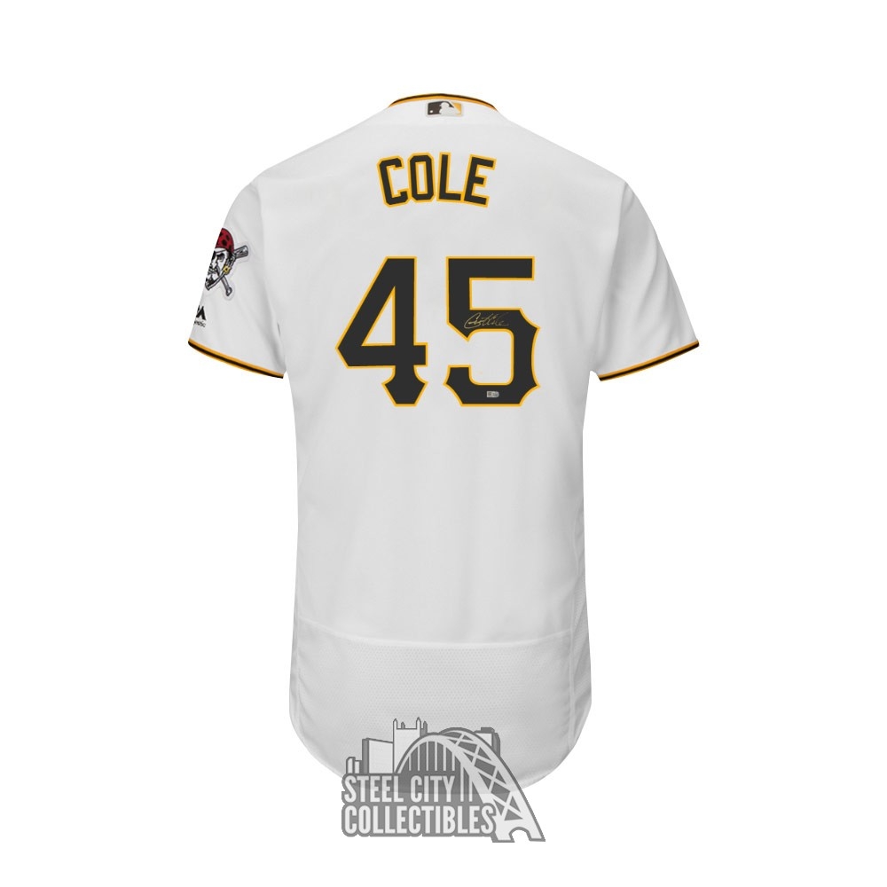 Pittsburgh Pirates MLB Gerrit Cole Majestic Flexbase Gold Jersey