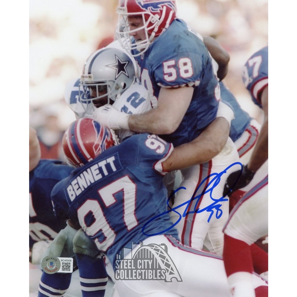 Shane Conlan Autographed Buffalo Bills 8x10 Photo - BAS