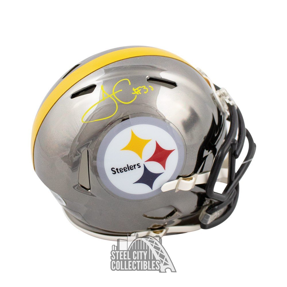 Pittsburgh Steelers #8 Kenny Pickett Signed Lunar Eclipse Mini Helmet