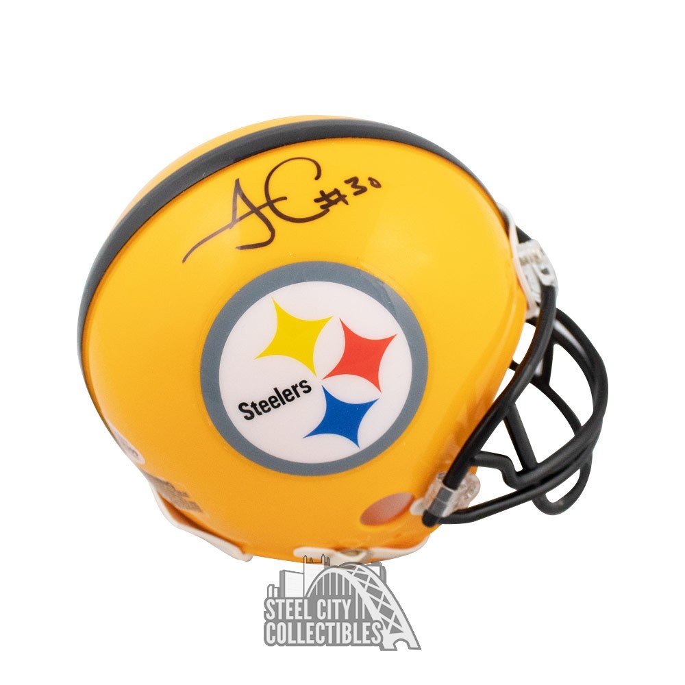 : James Conner Autographed Pittsburgh Steelers Mini