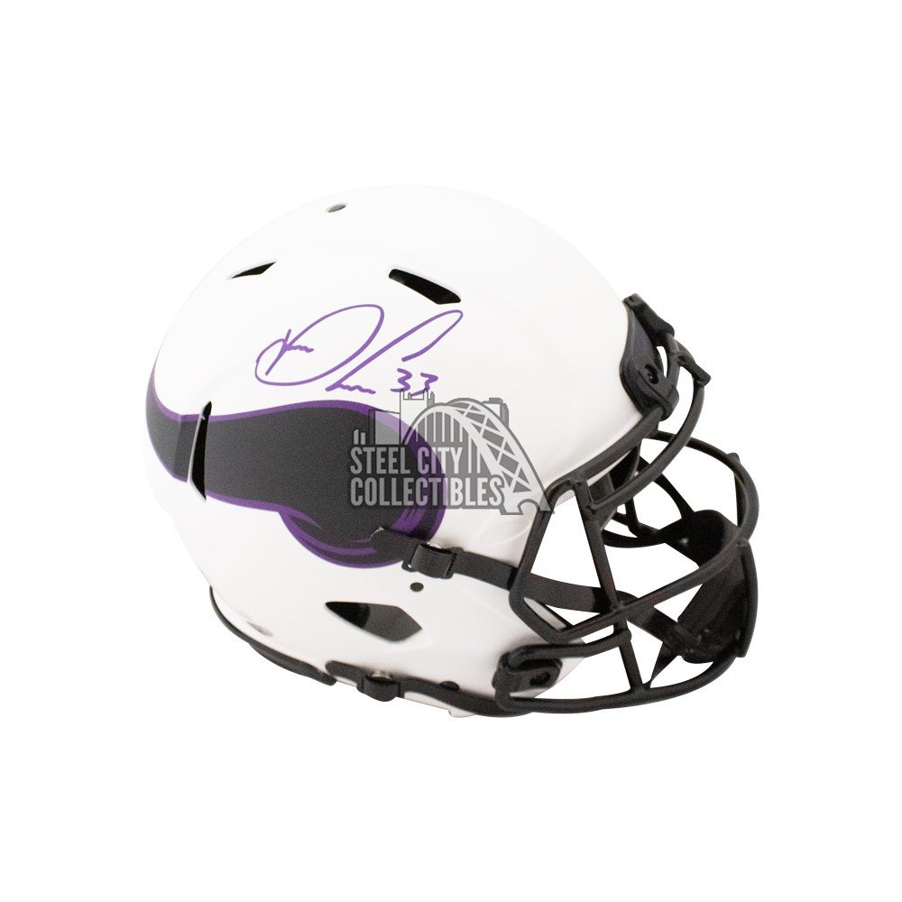 dalvin cook autographed helmet