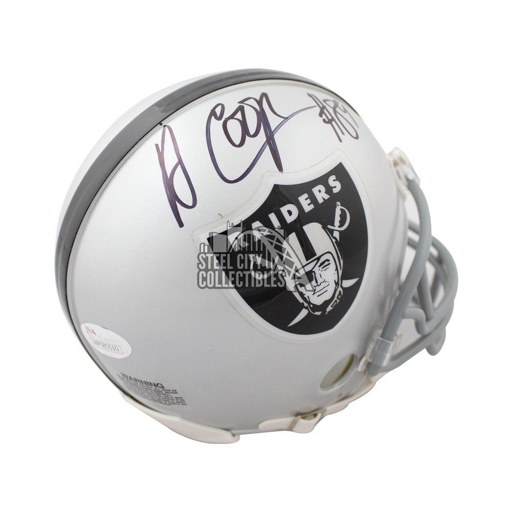 Amari Cooper Autographed Oakland Raiders Mini Football Helmet - JSA COA