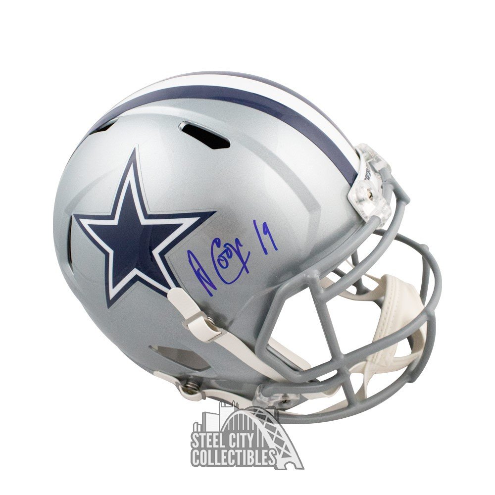 Amari Cooper Signed Full Size Replica Dallas Cowboys Helmet (JSA Witness  COA)