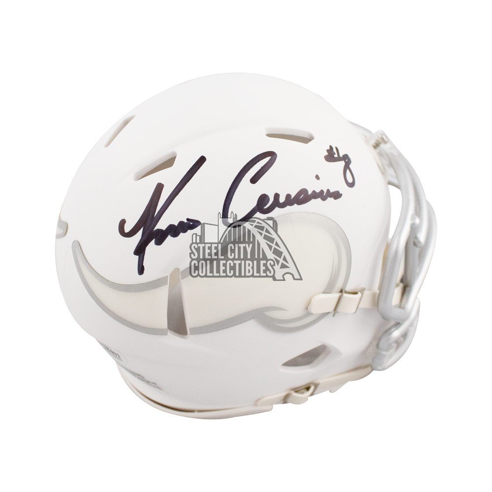 Kirk Cousins Autographed Minnesota Vikings Flash Replica Full-Size Football  Helmet - BAS