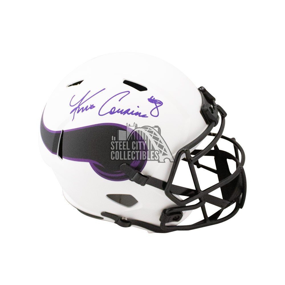 Kirk Cousins Autographed Vikings Lunar Eclipse Replica Full-Size Football  Helmet - BAS