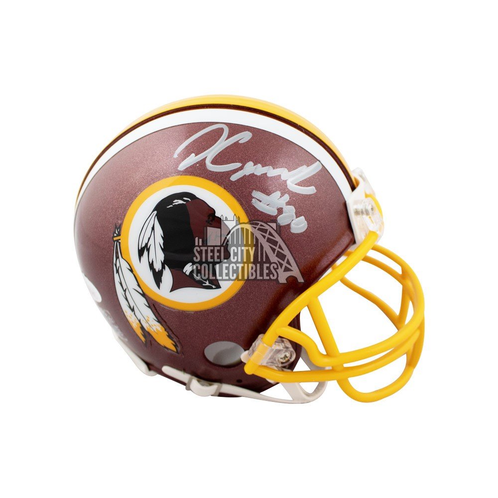 Jamison Crowder Autographed Redskins Mini Helmet- JSA W Auth *Gold