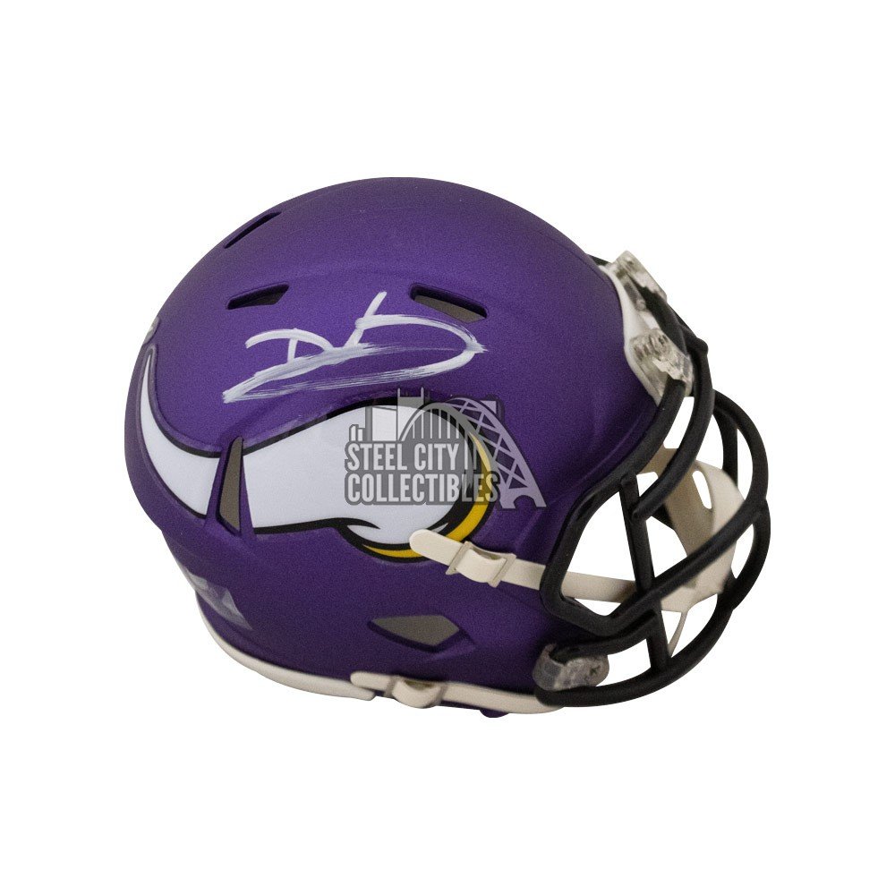 Daunte Culpepper Autographed Minnesota Vikings Speed Mini Football Helmet -  JSA COA