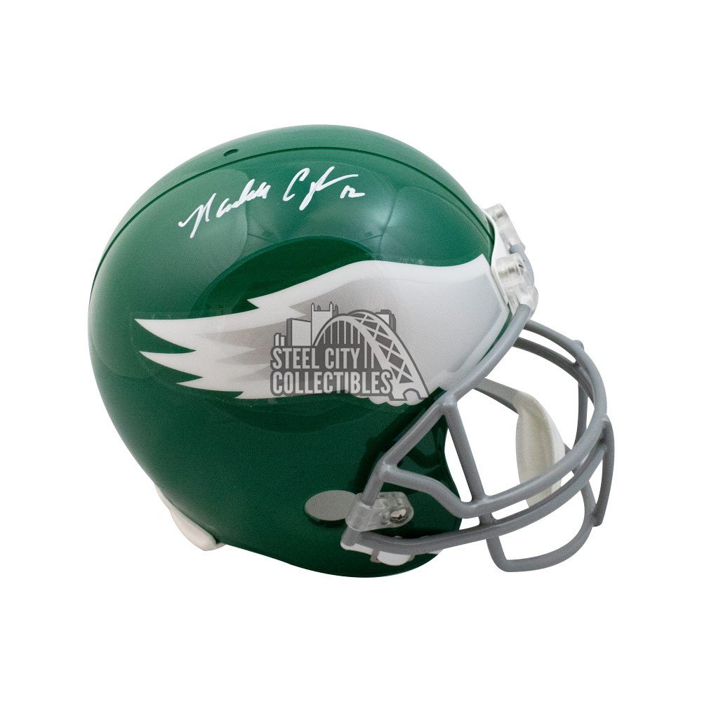 Randall Cunningham Autographed Eagles Replica Full-Size Football Helmet -  BAS COA