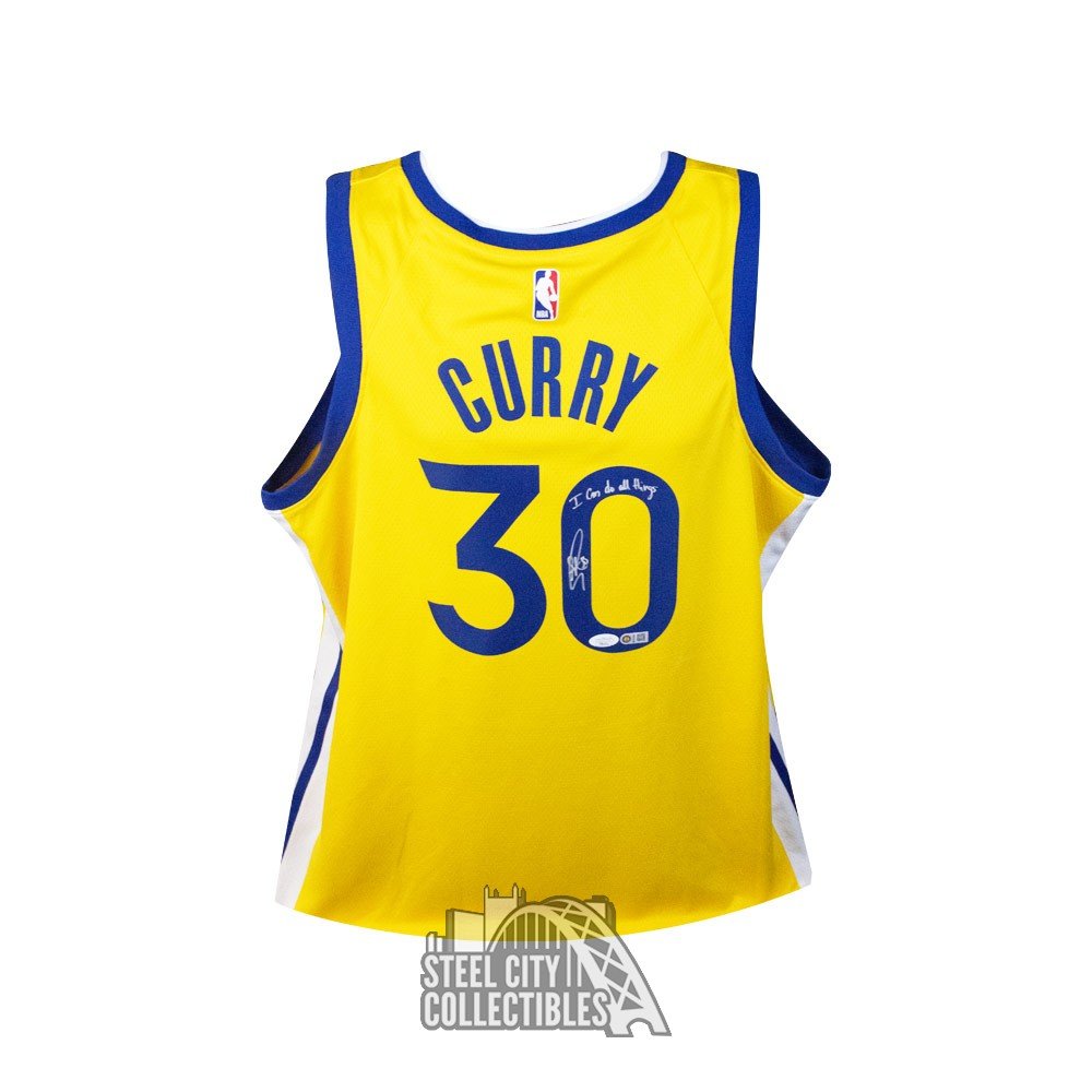 Stephen Curry Signed Warriors Jersey (JSA)