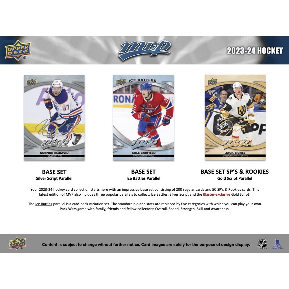 NHL.com Media Site - News - 2023 NHL Awards and 2023 Upper Deck