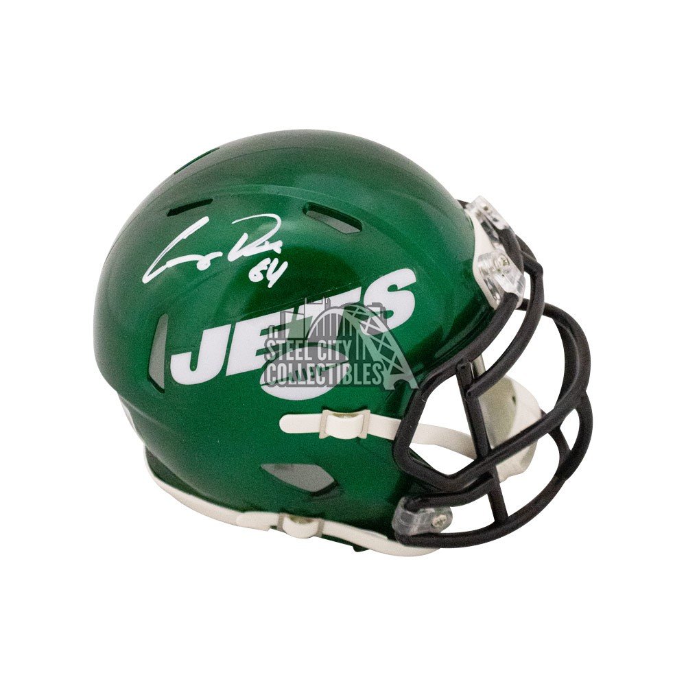 Wayne Chrebet Signed Jets Lunar Eclipse Alternate Speed Mini Helmet  (Beckett)