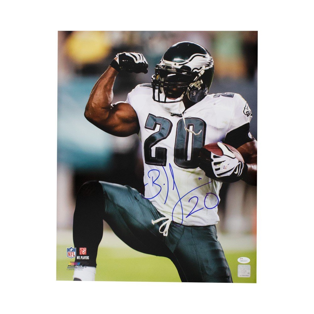 Brian Dawkins Signed 16x20 Philadelphia Eagles Black Jersey Photo JSA