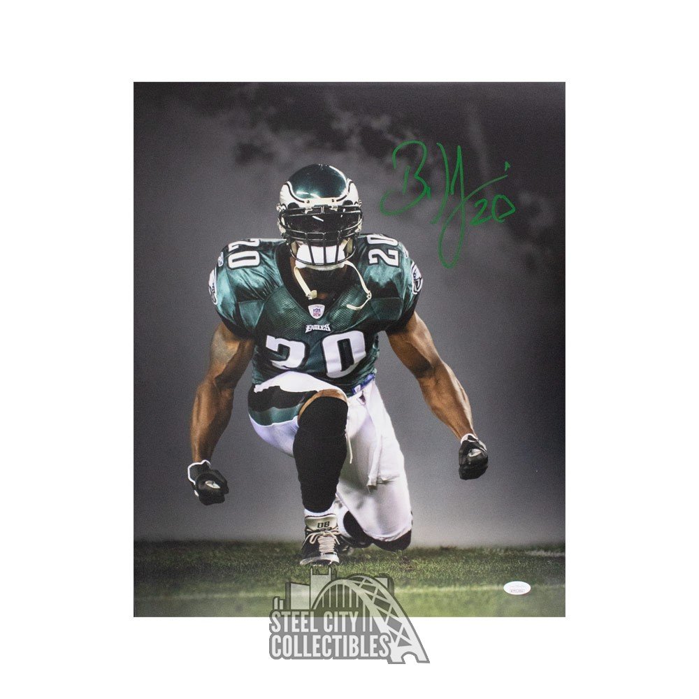 Brian Dawkins Autographed Philadelphia Black Custom Football