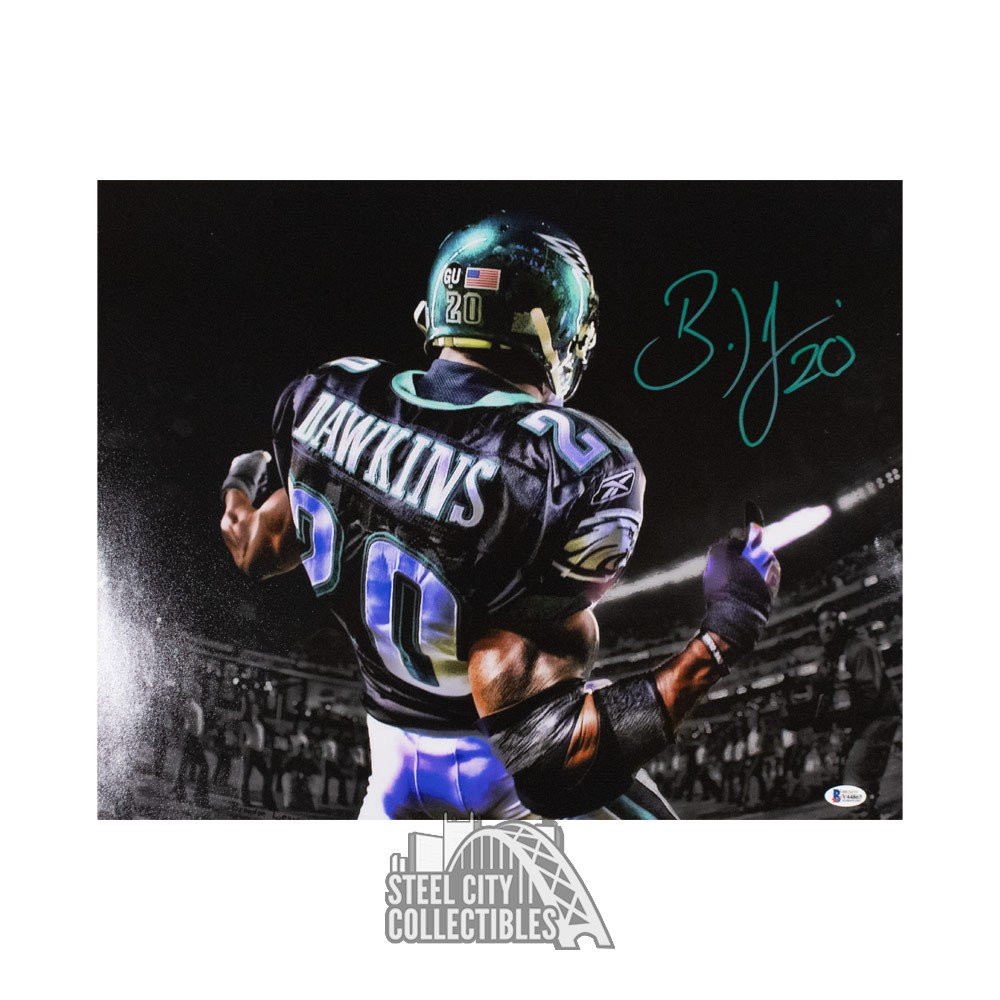 Brian Dawkins Autographed Philadelphia Custom White Football Jersey - BAS