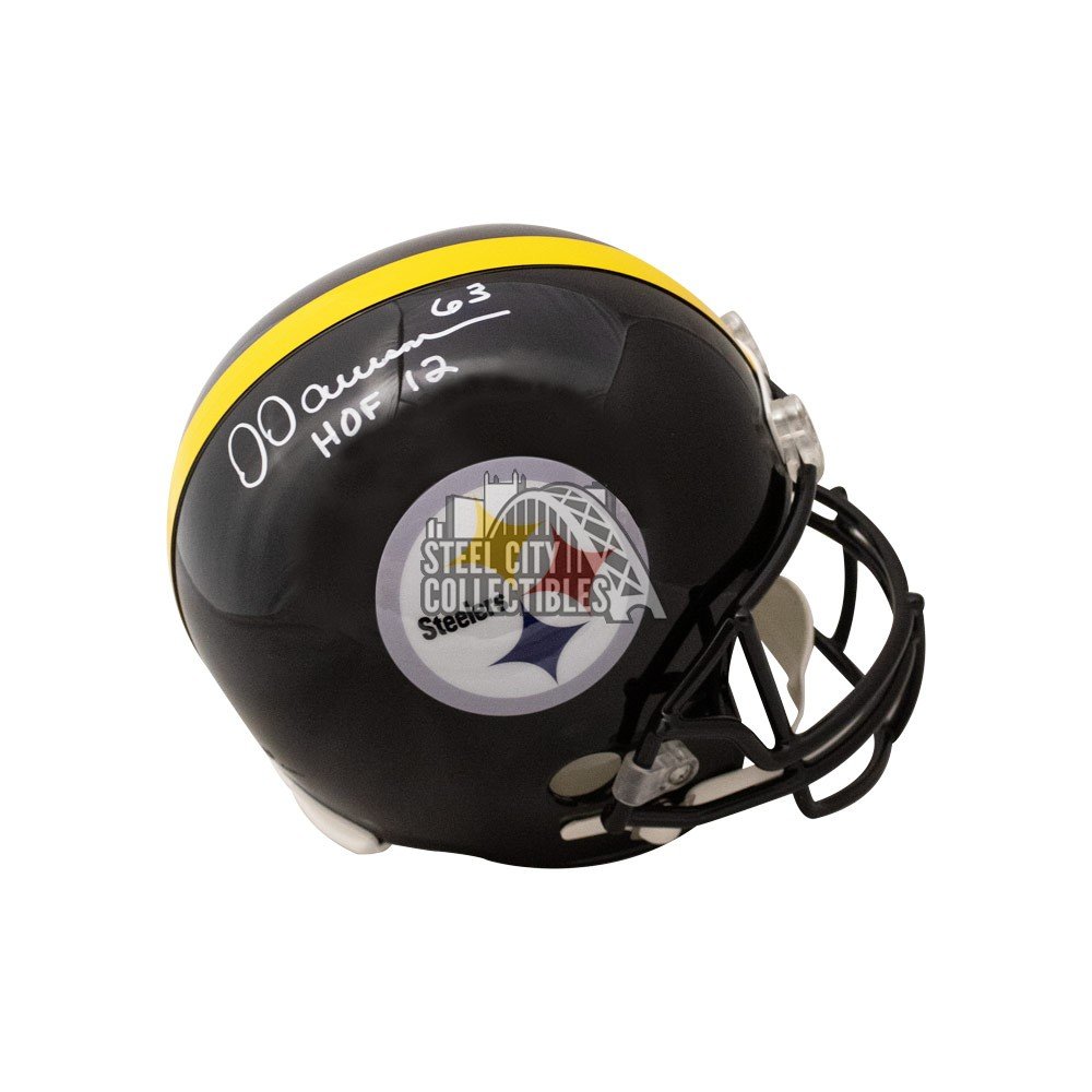 DERMONTTI DAWSON Signed Autographed Pittsburgh Steelers Mini Helmet