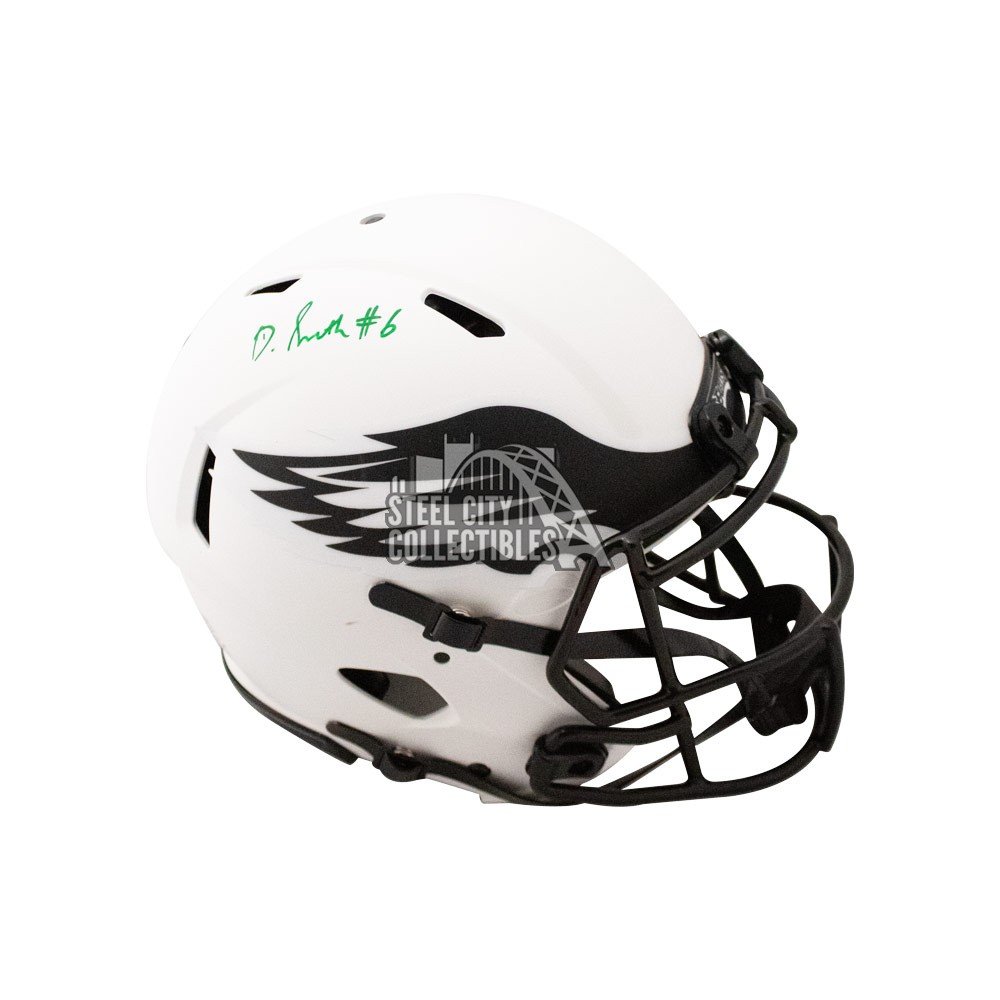 DeVonta Smith Autographed Philadelphia Eagles Lunar Eclipse White