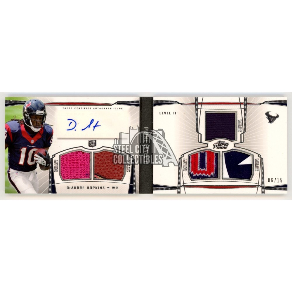 Deandre Hopkins Autpgraph booklet shops