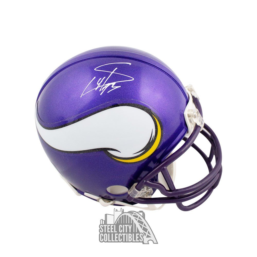 Adam Thielen Hooked On A Thielen Autographed Minnesota Vikings Football -  JSA