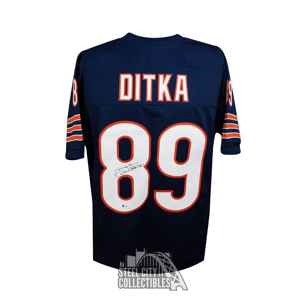mike ditka autographed jersey