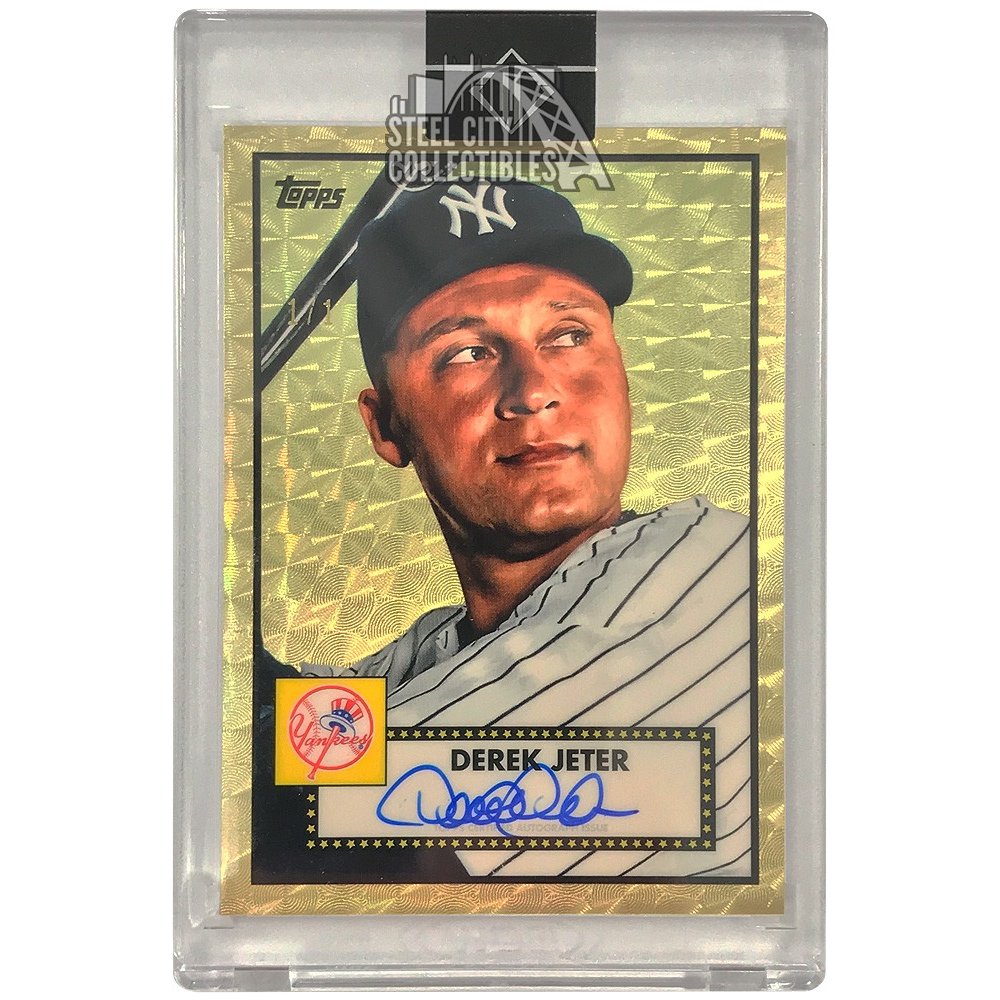 Derek Jeter 2020 Topps Transcendent Captain's Collection 1996 WS Autograph  Card 2/8 Jersey #