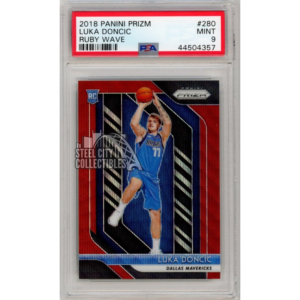 2018 PANINI PRIZM LUKA popular DONCIC ROOKIE RC #280 PSA 9 DALLAS MAVERICKS