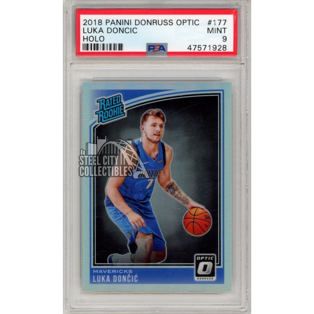 2018 Luka Doncic Optic Holo newest Rookie BGS 9