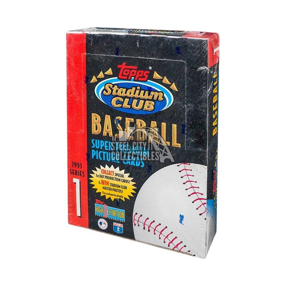 1993 Topps Stadium Club Series 1 Baseball Box | Steel City ...