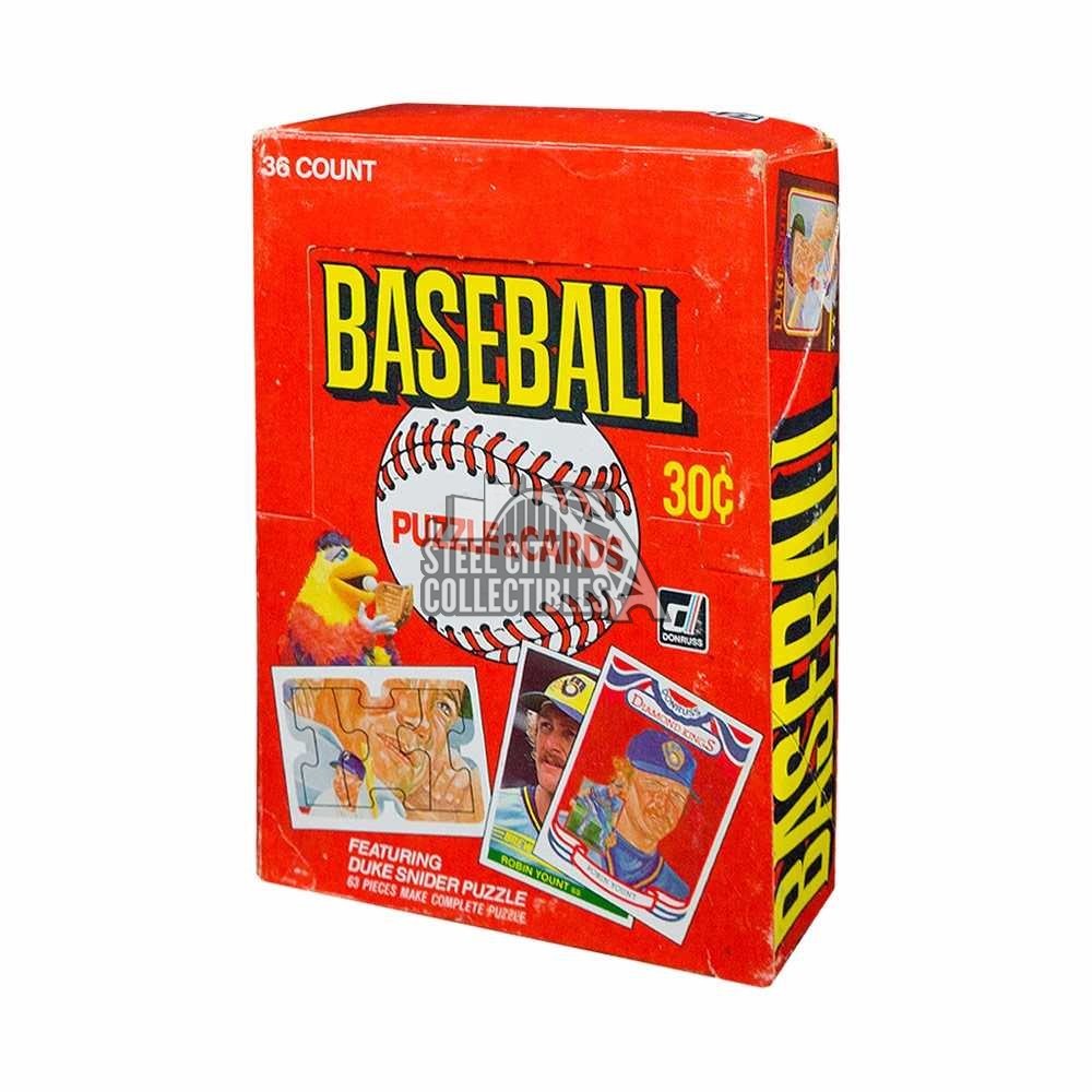 1984 Donruss Baseball Wax Box | Steel City Collectibles