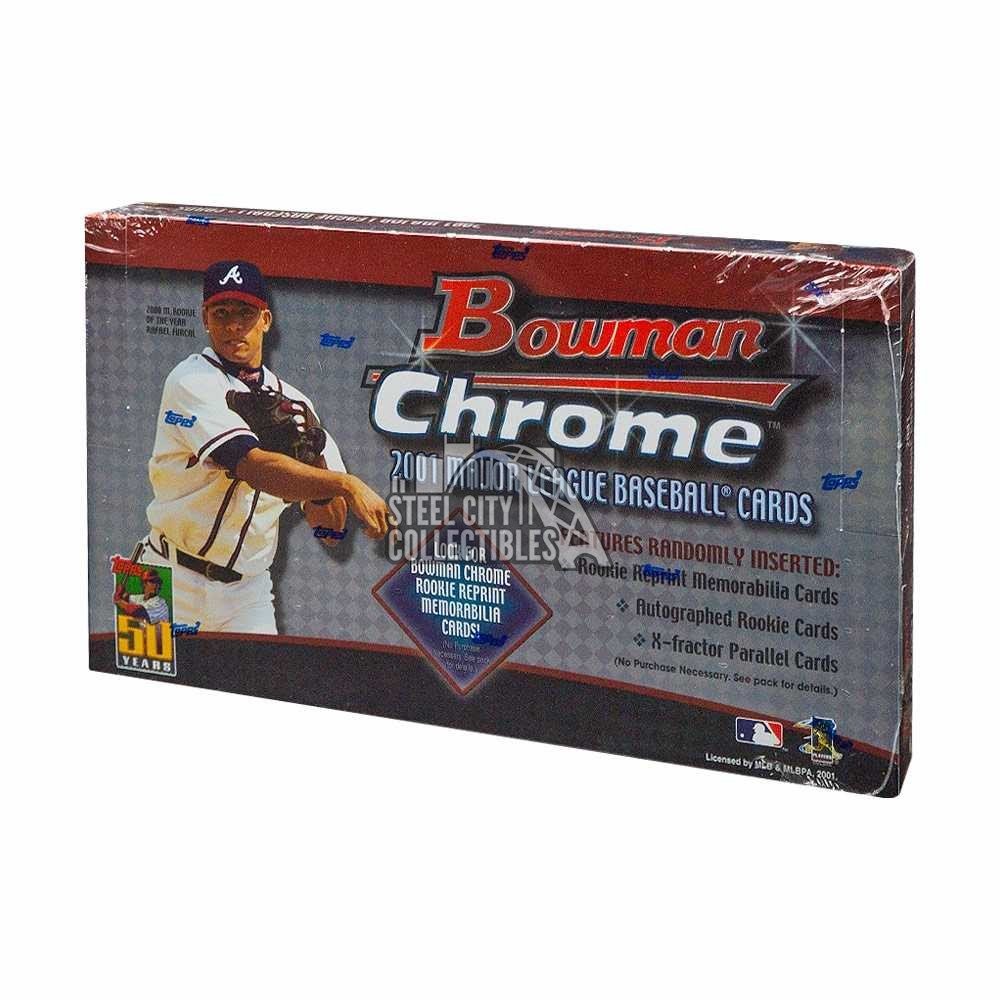 2001 Bowman Chrome Baseball 24ct Retail Box