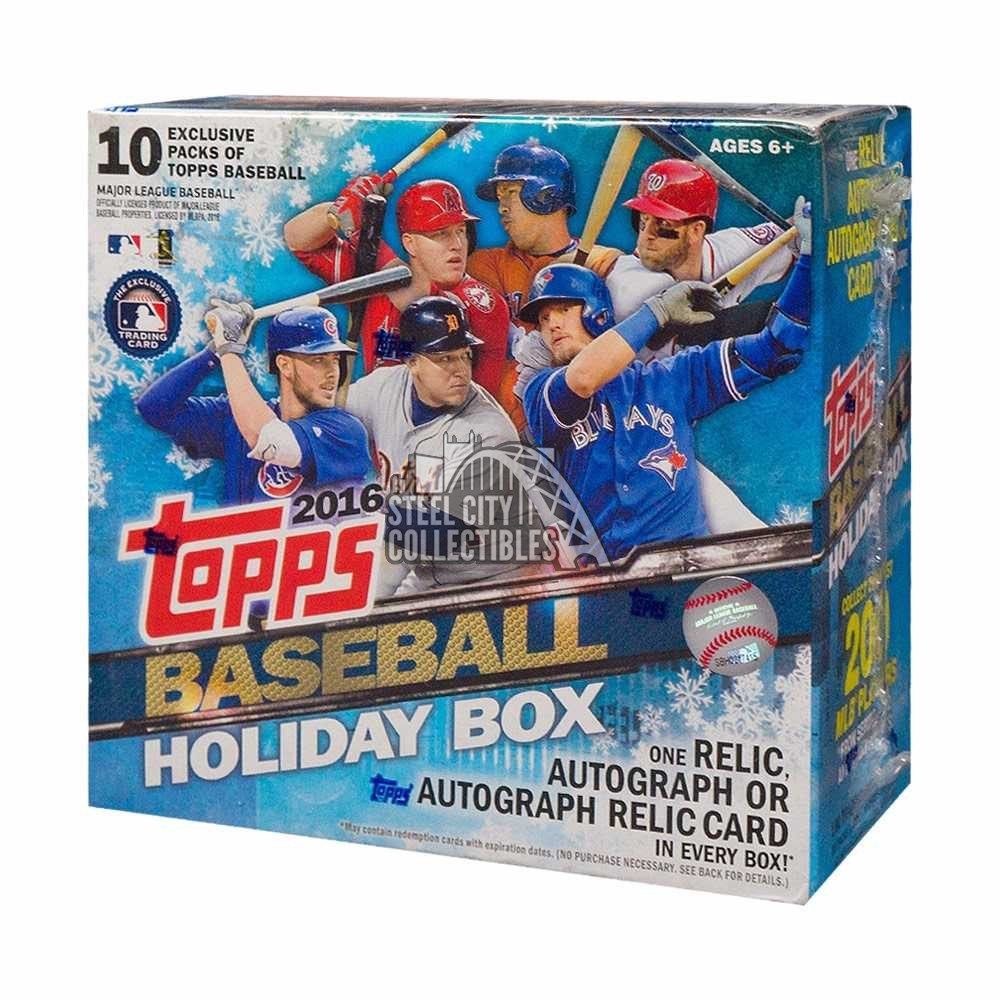 2016 Topps Baseball Holiday Box Steel City Collectibles