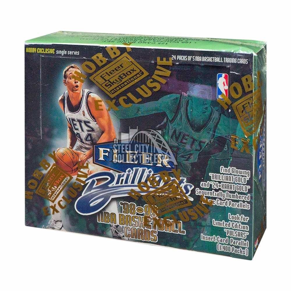 1998-99 Fleer Brilliants Basketball Hobby Box | Steel City Collectibles