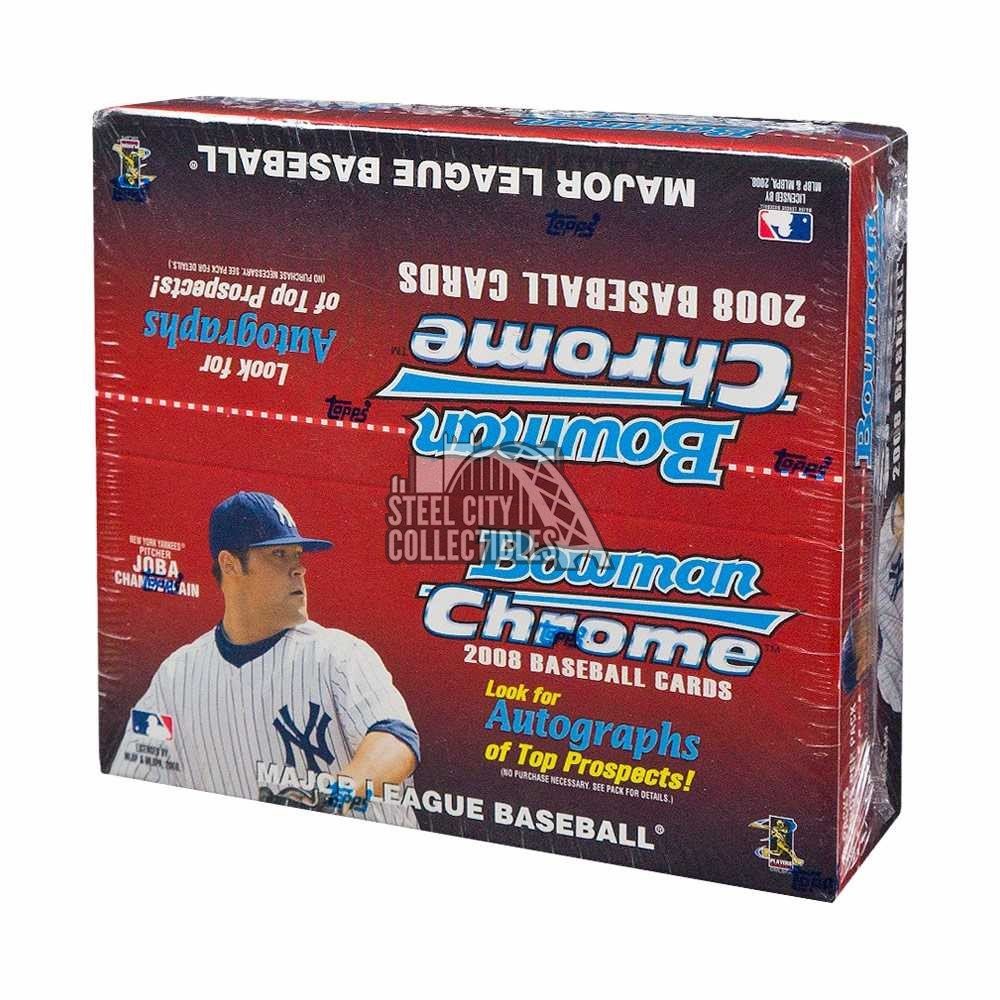 2008 Bowman Chrome Baseball Hobby Box