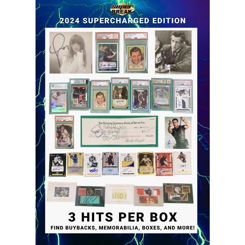 2025 Super Break Supercharged Edition Hobby 3Box Cases Steel City