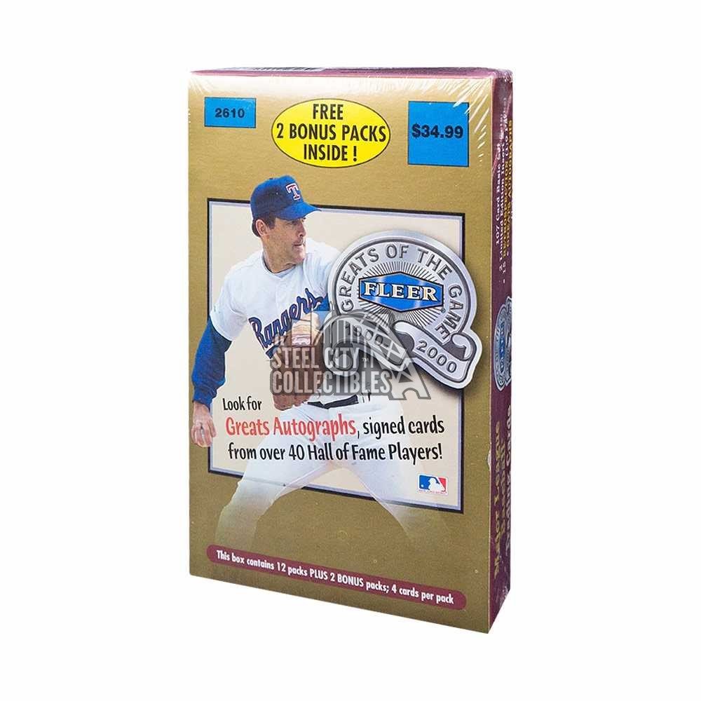 2000 Fleer Greats Of The Game Baseball 14ct Retail Box | Steel City ...