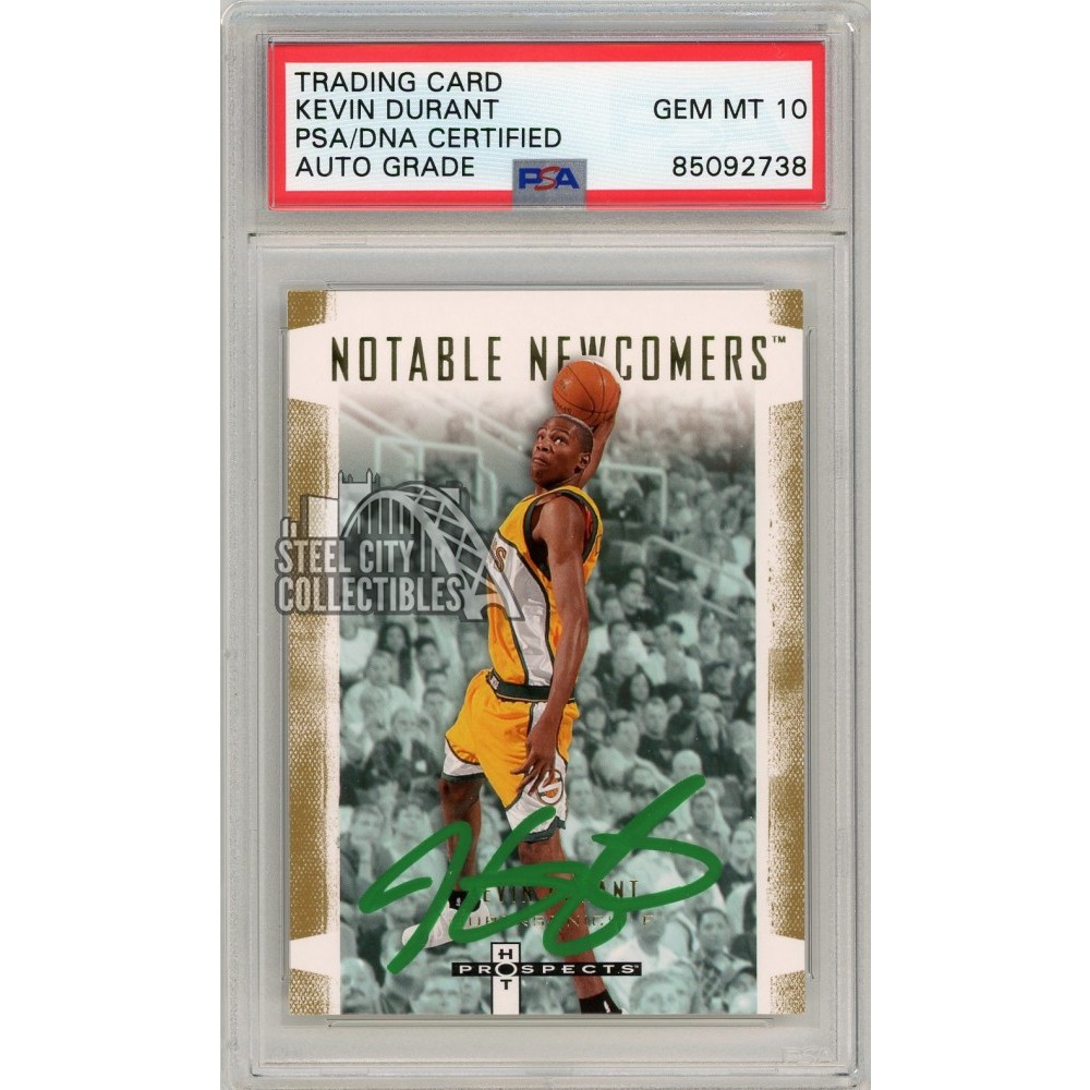 Kevin Durant Cards Hot List, Most Popular Rookies, Valuable Autographs