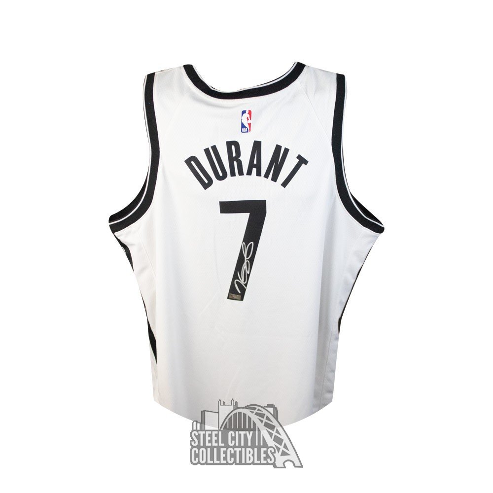 Kevin Durant Autographed Brooklyn Nets Black Nike Swingman Jersey
