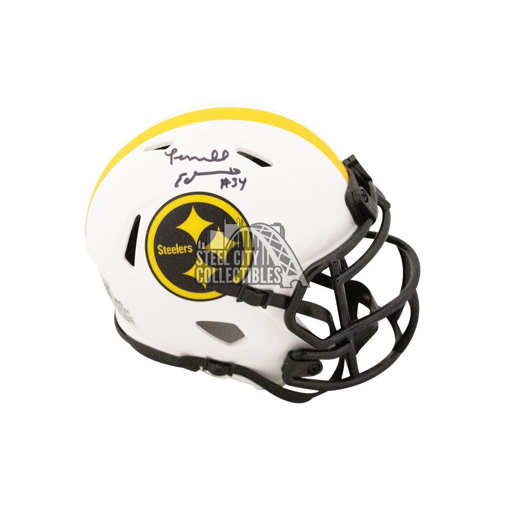 Terrell Edmunds Autograph Pittsburgh Steelers Eclipse Mini Helmet Beckett  COA