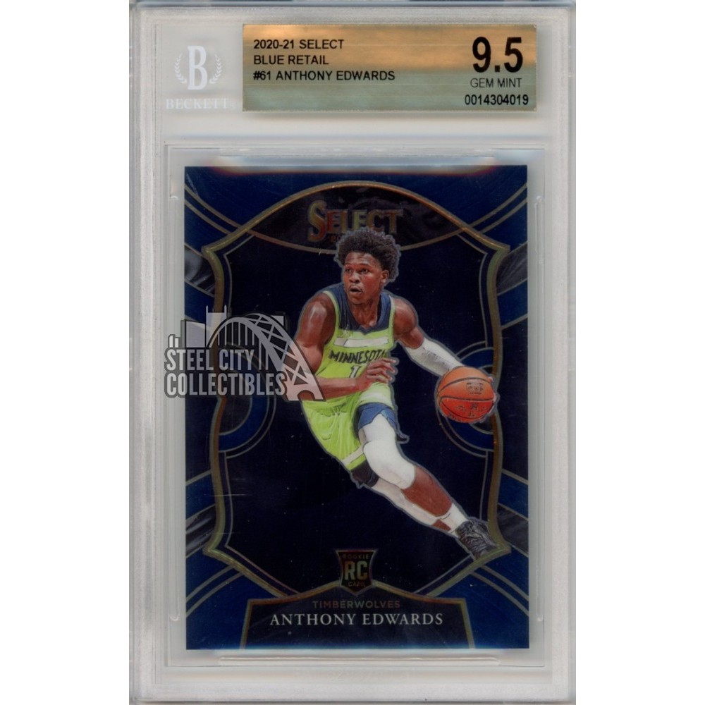 Anthony Edwards fashion BGS 9.5 Rookie