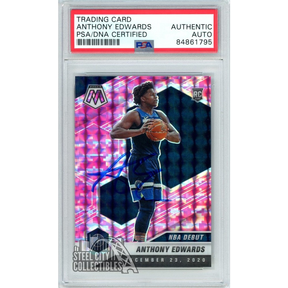 2020-21 Panini Select Blue Anthony Edwards Rookie RC Concourse Retail #61