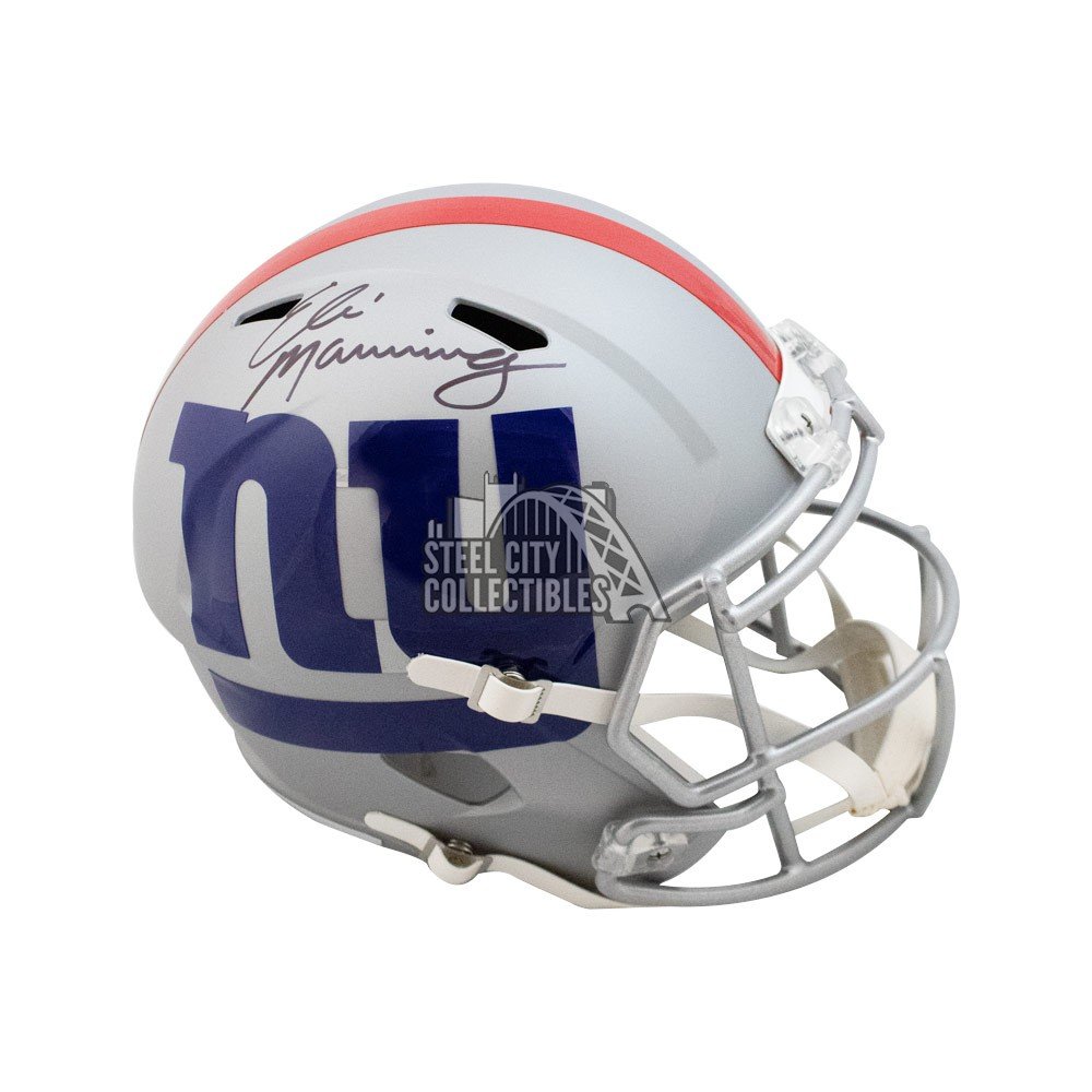 Eli Manning New York Giant Autographed Football Mini Helmet Fanatics –