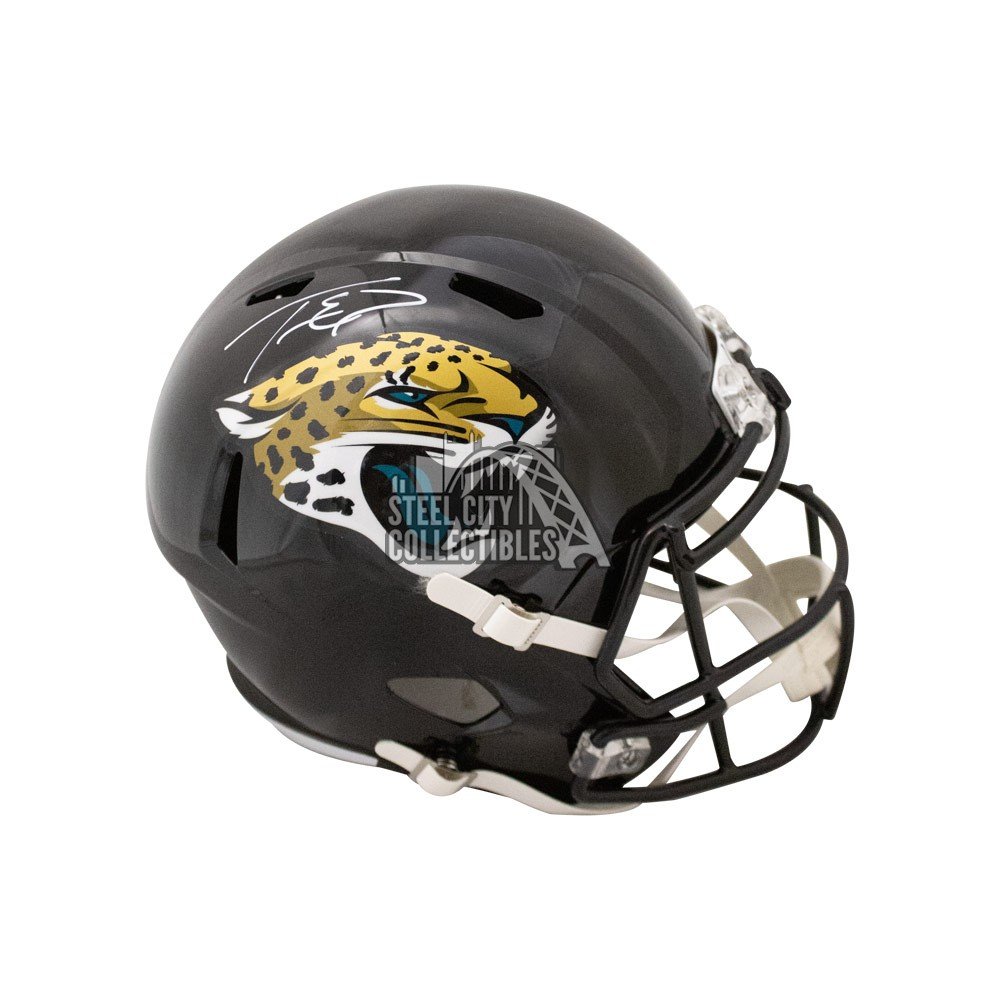 Travis Etienne Autographed Jacksonville Jaguars Flash Authentic Full-Size  Football Helmet - BAS