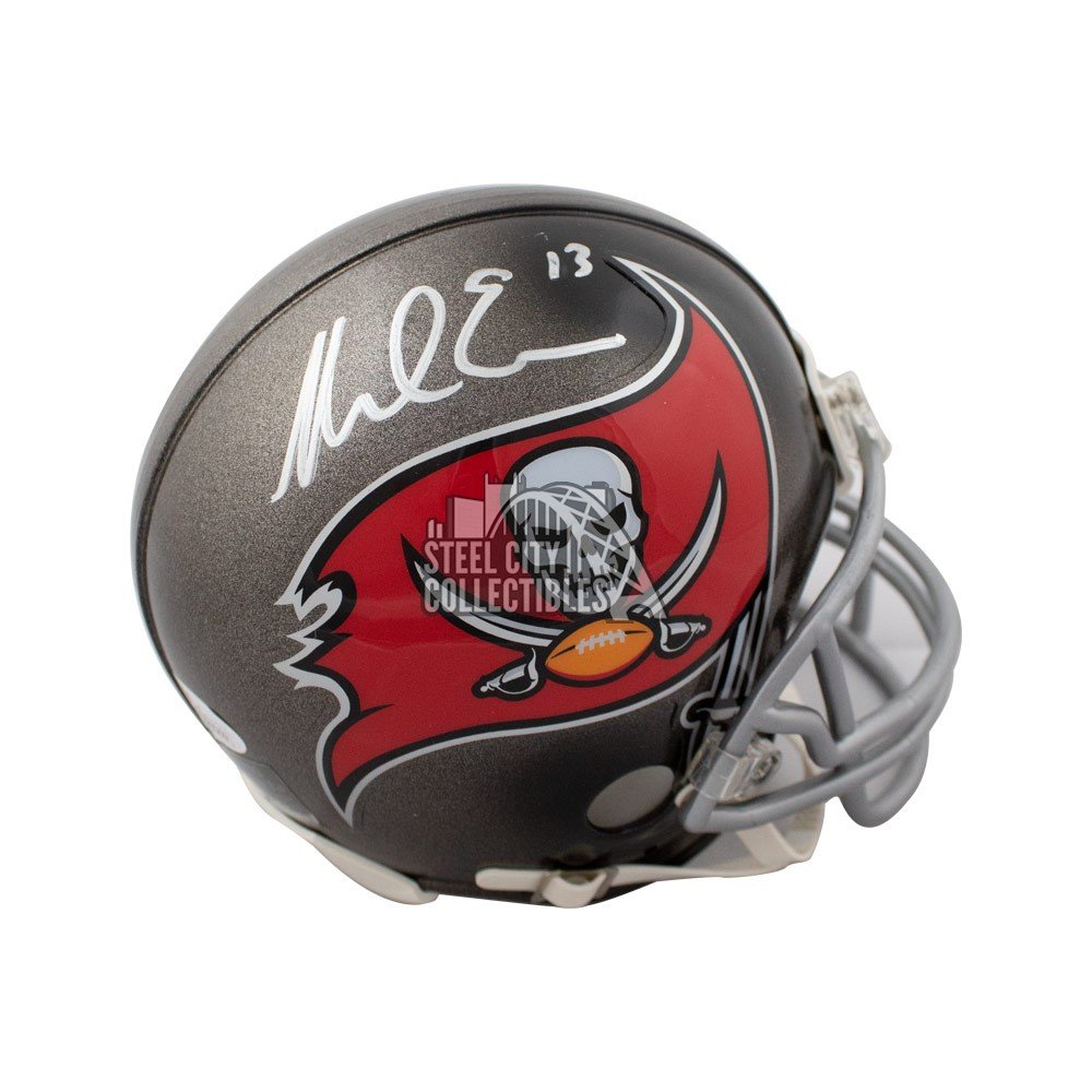 MIKE EVANS SIGNED BUCCANEERS MINI HELMET - JSA